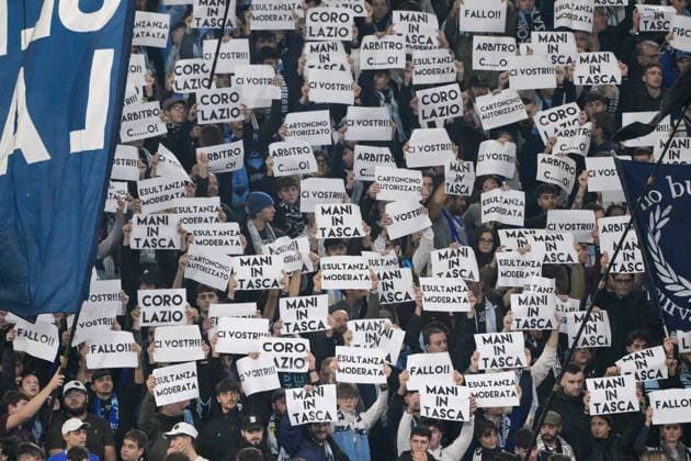 Sport Bilder des Tages Lazio supporter during the UEFA Europa League 2024-2025 football match between SS Lazio and FC Porto at the Olympic Stadium in Rome on November 07, 2024.  Copyright: xFabrizioxCorradetti IPAxSportx x xx IPA_51354480 IPA_Agency_IPA51354480