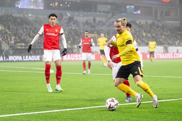 241107 Niklas Hult of Elfsborg during the Europa League match between Elfsborg and Braga on November 7, 2024 in Boras Photo Jörgen Jarnberger BILDBYRAN COP 112 JJ0415 fotboll football soccer fotball uefa europa league europa league elfsborg braga bbeng  Copyright: JÖRGENxJARNBERGER BB241107JJ080