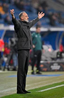 Coach Pellegrino Matarazzo TSG 1899 Hoffenheim on the sidelines Gesture Gesture TSG 1899 Hoffenheim vs Olympique Lyonnais Lyon 07 11 2024 DFL REGULATIONS PROHIBIT ANY USE OF PHOTOGRAPHS AS IMAGE SEQUENCES AND OR QUASI VIDEO TSG 1899 Hoffenheim vs Olympique Lyonnais Lyon
