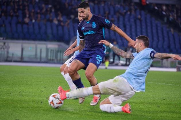 November 7, 2024, Roma, Lazio, ITALY: 07 11 2024 Rome, Stadio Olimpico, football match valid for Europa League 2024 24 between SS Lazio vs SSC vs FC Porto.In photo: Alan Varela of Porto FC Roma ITALY - ZUMAs236 20241107_aap_s236_037 Copyright: xFabioxSassox