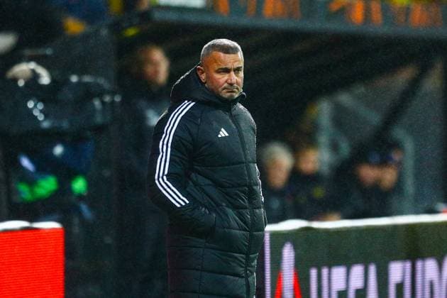 UEFA Europa League 2024 2025 Bodo Glimt Qarabag 1 2 Bodo 20241107 Qarabag s coach Gurban Gurbanov during the UEFA Europa League between Bodo Glimt and Qarabag at the Aspmyra stadium Photo Mats Torbergsen NTB Bodo Norway EDITORIAL USE ONLY RESTRICTED USE FOR BETTING COMPANIES  Copyright: xMatsxTorbergsenx xNTBx