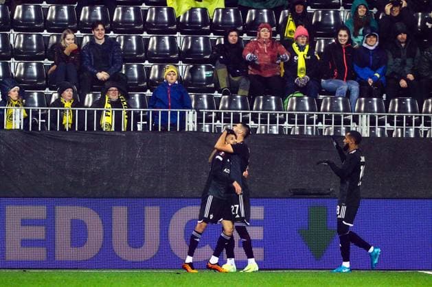 UEFA Europa League 2024 2025 Bodo Glimt Qarabag 1 2 Bodo 20241107 Qarabag scores during the UEFA Europa League between Bodo Glimt and Qarabag at the Aspmyra stadium Photo Mats Torbergsen NTB Bodo Norway EDITORIAL USE ONLY RESTRICTED USE FOR BETTING COMPANIES  Copyright: xMatsxTorbergsenx xNTBx