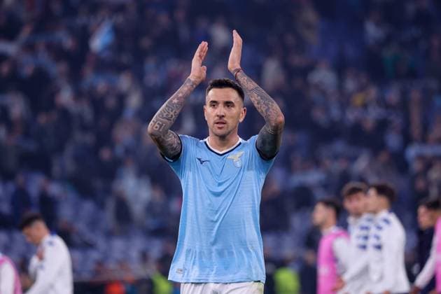 Europa League Football Match - 2024 25 Lazio vs Porto 07 11 2024 Rome, Stadio Olimpico, football match valid for Europa League 2024 24 between SS Lazio vs SSC vs FC Porto In photo: Matias Vecino of SS Lazio ROMA Stadium Olimpic Lazio ITALY Copyright: xFABIOxSASSO FPAxFabioxSasso FPAx Lazio Porto2024_11_08Fabio Sasso6770