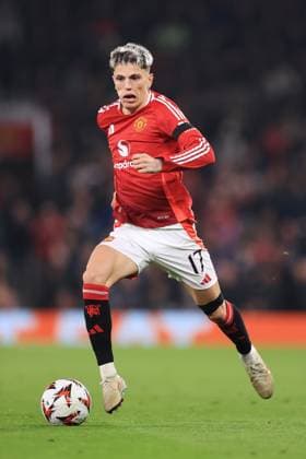 Fußball UEFA Europa League League-Phase Manchester United gegen PAOK Saloniki 7. November 2024 UEFA Europa League League-Phase Manchester United gegen PAOK Saloniki Alejandro Garnacho von Manchester United Foto Simon Stacpoole Abseits Manchester UK  Copyright: xSimonxStacpoolexOffside