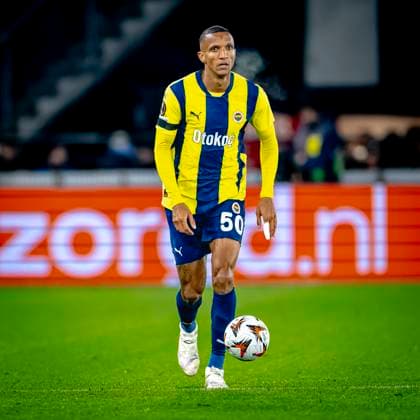 Fenerbahce defender Rodrigo Becao, during the match AZ Fenerbahce at the AFAS stadium for the UEFA Europa League League phase Matchday 4 season 2024 2025 in ALKMAAR, Netherlands on 7 november 2024, photo by Marcel van Dorst EYE4images DeFodi Images not used in POL SRB CRO FRA GBR NED ITA USA Defodi 746 198979 Defodi-746 not used in POL SRB CRO FRA GBR NED ITA USA