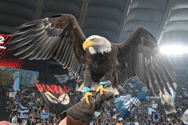 Sport Bilder des Tages CALCIO - UEFA Europa League - SS Lazio vs FC Porto Olimpia during the Uefa Europa League between SS Lazio vs FC Porto at Olympic Stadium Rome Italy  Copyright: xIPAxSport ABACAx