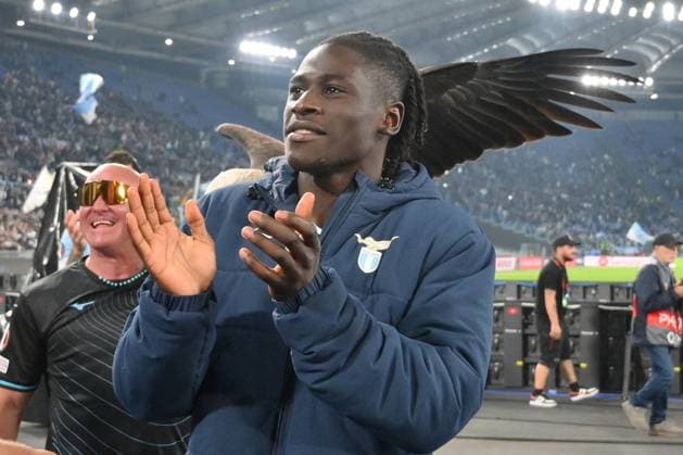 CALCIO - UEFA Europa League - SS Lazio vs FC Porto Lazio players celebrate at the end of the match during the Uefa Europa League between SS Lazio vs FC Porto at Olympic Stadium Rome Italy  Copyright: xIPAxSport ABACAx