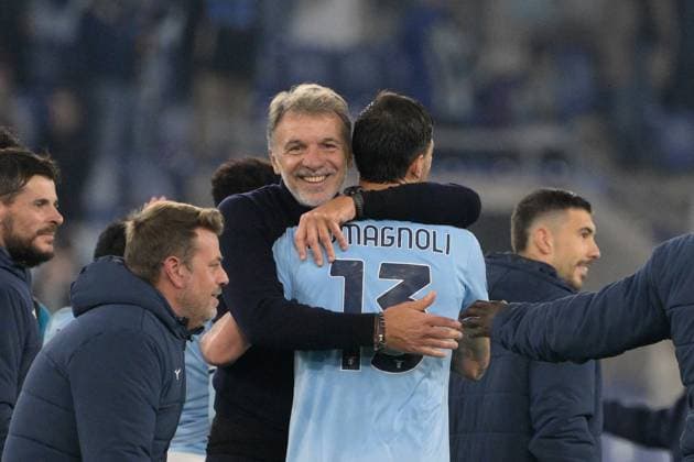CALCIO - UEFA Europa League - SS Lazio vs FC Porto Lazioâ??s Pedro celebrates after scoring the goal 2-1 during the UEFA Europa League 2024-2025 football match between SS Lazio and FC Porto at the Olympic Stadium in Rome on November 07, 2024. Rome Italy  Copyright: xIPAxSport ABACAx