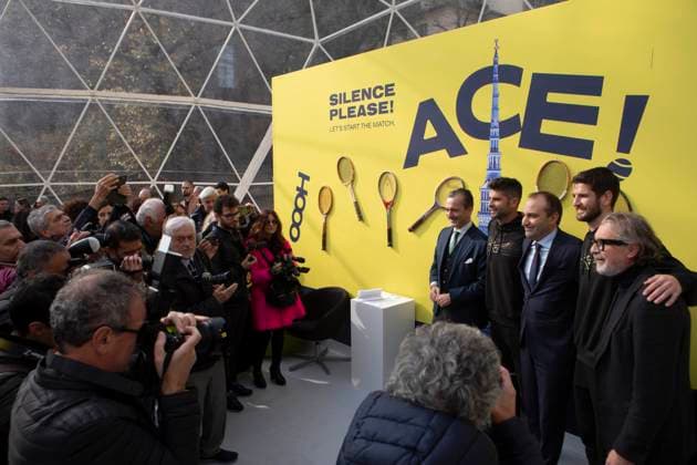 Inaugurazione di Casa Tennis e Casa Gusto alla presenza di Dario Gallina, Stefano Lo Russo, Mimmo Carretta, Simone Bolelli e Andrea Vavassori in Piazza Castello a Torino, Italia - Venerd& xec;, 8 Novembre 2024 - Cronaca - ( Foto Andrea Alfano LaPresse ) Casa Tennis and Casa Gusto at the presence of Dario Gallina, Stefano Lo Russo, Mimmo Carretta, Simone Bolelli and Andrea Vavassori in Piazza Castello. Turin, Italy - Friday, November 8, 2024 - News - ( Photo Andrea Alfano LaPresse )  Copyright: xAndreaxAlfano LaPressex