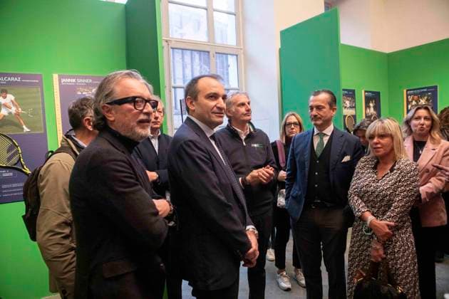 Inaugurazione di Casa Tennis e Casa Gusto alla presenza di Dario Gallina, Stefano Lo Russo, Mimmo Carretta, Simone Bolelli e Andrea Vavassori in Piazza Castello a Torino, Italia - Venerd& xec;, 8 Novembre 2024 - Cronaca - ( Foto Andrea Alfano LaPresse ) Casa Tennis and Casa Gusto at the presence of Dario Gallina, Stefano Lo Russo, Mimmo Carretta, Simone Bolelli and Andrea Vavassori in Piazza Castello. Turin, Italy - Friday, November 8, 2024 - News - ( Photo Andrea Alfano LaPresse )  Copyright: xAndreaxAlfano LaPressex