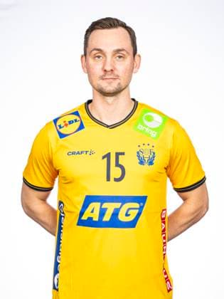 241108 Hampus Wanne poses for a portrait during a portrait shoot with Sweden on November 8, 2024 in Linköping  Copyright: CHRISTOFFERxBORGxMATTISSON BB241108CB003
