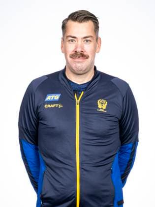 241108 Press Officer Daniel Vandor poses for a portrait during a portrait shoot with Sweden on November 8, 2024 in Linköping  Copyright: CHRISTOFFERxBORGxMATTISSON BB241108CB008