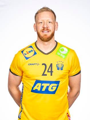 241108 Jim Gottfridsson poses for a portrait during a portrait shoot with Sweden on November 8, 2024 in Linköping  Copyright: CHRISTOFFERxBORGxMATTISSON BB241108CB011