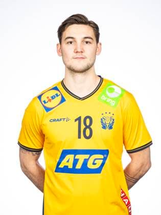 241108 Ludvig Hallbäck poses for a portrait during a portrait shoot with Sweden on November 8, 2024 in Linköping  Copyright: CHRISTOFFERxBORGxMATTISSON BB241108CB019