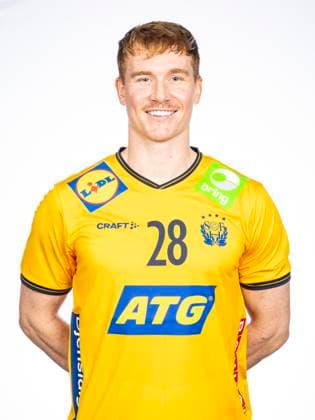 241108 Jonathan Edvardsson poses for a portrait during a portrait shoot with Sweden on November 8, 2024 in Linköping  Copyright: CHRISTOFFERxBORGxMATTISSON BB241108CB020