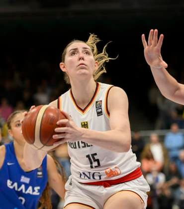 Luisa GEISELSOEDER Geiselsöder GER Action, Womens Basketball European Championship Qualification, Germany GER Greece GRE 79 76, on 07 11 2024 in Hagen Germany Â