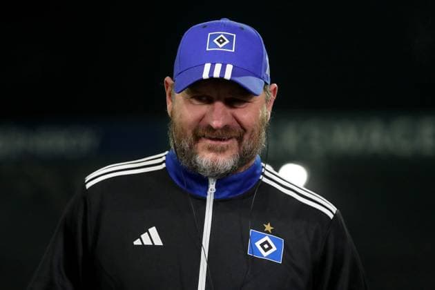 08 11 2024, xgox, Soccer 2 Bundesliga, Eintracht Braunschweig Hamburger SV emspor, v l Coach Steffen Baumgart Hamburger SV DFL DFB REGULATIONS PROHIBIT ANY USE OF PHOTOGRAPHS as IMAGE SEQUENCES and or QUASI VIDEO Braunschweig