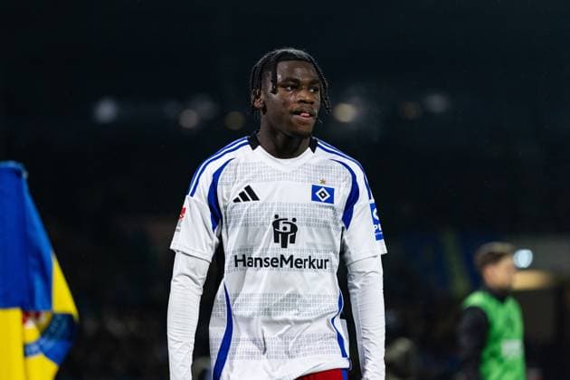 Soccer I Men I Season 2024 2025 I 2 Bundesliga I Matchday 12 I Eintracht Braunschweig Hamburger SV I 08 11 2024 Fabio Balde 45, Hamburger SV in focus Braunschweig Eintracht Stadion Niedersachsen Germany Copyright: xLobecax xHenningxRohlfsx