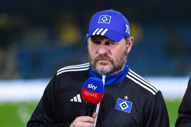 Soccer I Men I Season 2024 2025 I 2 Bundesliga I Matchday 12 I Eintracht Braunschweig Hamburger SV I 08 11 2024 Steffen Baumgart Coach, Hamburger SV in an interview Braunschweig Eintracht Stadium Lower Saxony Germany Copyright: xLobecax xHenningxRohlfsx