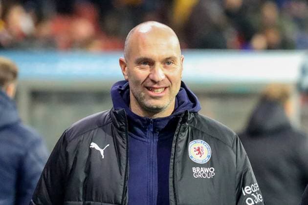 Braunschweig vs HSV, 2 BL Braunschweig, 08 11 2024, FOOTBALL Eintracht Braunschweig vs Hamburger SV, 2 BL, Season 2024 25 Head coach Daniel Scherning Eintracht Braunschweig Braunschweig