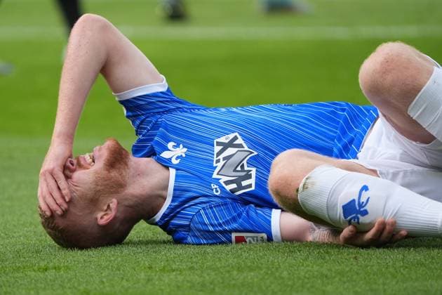 Kai Klefisch SV Darmstadt 98, 17 injured 09 11 2024 2 Bundesliga, season 24 25 SV Darmstadt 98 vs Hertha BSC Berlin, Stadion am Boellenfalltor, emonline, emspor,