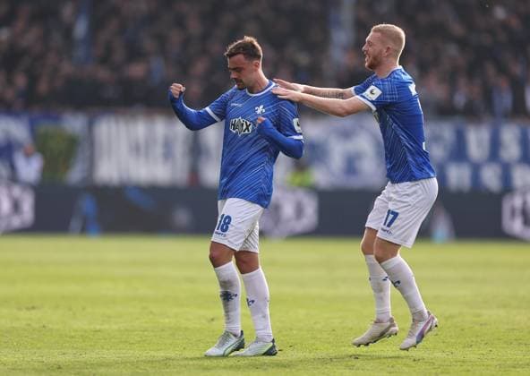 09 11 2024, xdcx, Soccer 2 Bundesliga, SV Darmstadt 98 Hertha BSC Berlin, emonline, emspor, despor, v l , Goal celebration, celebrate the goal DFL DFB REGULATIONS PROHIBIT ANY USE OF PHOTOGRAPHS AS IMAGE SEQUENCES AND OR QUASI VIDEO Copyright: HMBxMedia Claus