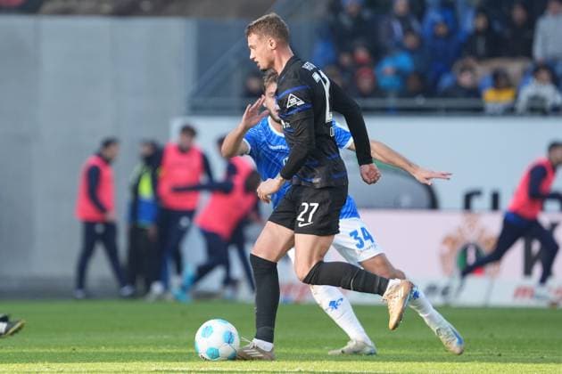 Michael Cuisance Hertha BSC Berlin, 27 09 11 2024 2 Bundesliga, Season 24 25 SV Darmstadt 98 vs Hertha BSC Berlin, Stadion am Boellenfalltor, emonline, emspor,