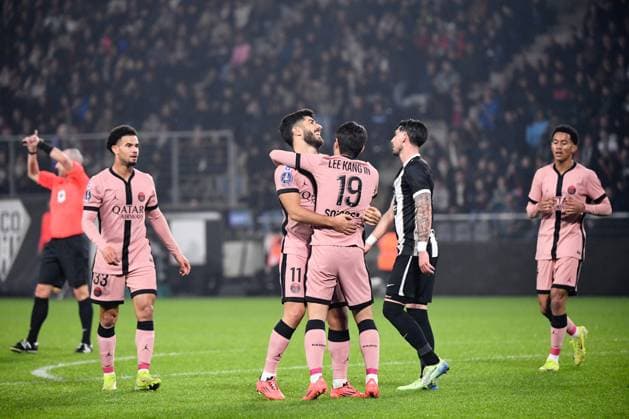 Angers SCO v Paris Saint-Germain - Ligue 1 MCDonald s 2024 2025 11 Marco ASENSIO (psg) during the Ligue 1 MCDonald s match between Angers and Paris at Stade Jean Bouin on November 9, 2024 in Angers, France. Angers France  Copyright: xFEPx 776235264