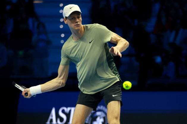 TENNIS - Internazionali di Tennis - 2024 ATP, Tennis Herren Nitto Finals training Yannik Sinner (Italy) during 2024 ATP Nitto Finals training, International Tennis match in Turin, Italy, November 09 2024 Turin Italy  Copyright: xIPAxSport ABACAx