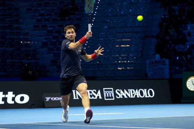 TENNIS - Internazionali di Tennis - 2024 ATP, Tennis Herren Nitto Finals training Caper Ruud (Norway) during 2024 ATP Nitto Finals training, International Tennis match in Turin, Italy, November 09 2024 Turin Italy  Copyright: xIPAxSport ABACAx
