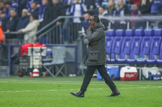 10.11.2024, Fussball, Saison 2024 2025, 2. Bundesliga, 12. Spieltag, FC Schalke 04 - Jahn Regensburg, Kaderplaner Ben Manga (FC Schalke 04) Gelsenkirchen Veltins Arena NRW Deutschland xRHR-FOTO TRx Copyright: TimxRehbein RHR-FOTOx RHR-FOTO TR