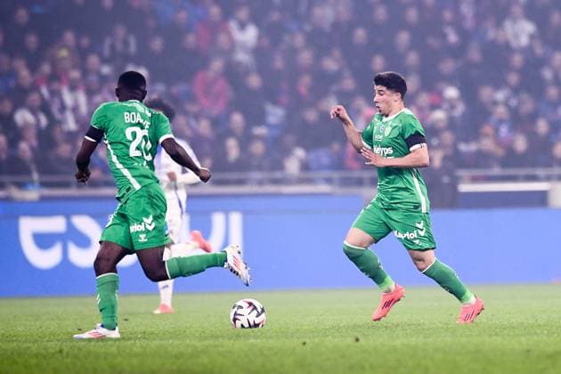 Olympique Lyonnais v AS Saint-Etienne - Ligue 1 MCDonald s 2024 2025 06 Benjamin BOUCHOUARI (asse) during the Ligue 1 MCDonald s match between Olympique Lyonnais and Saint Etienne at Groupama Stadium on November 10, 2024 in Lyon, France. Lyon France  Copyright: xFEPx 776235301