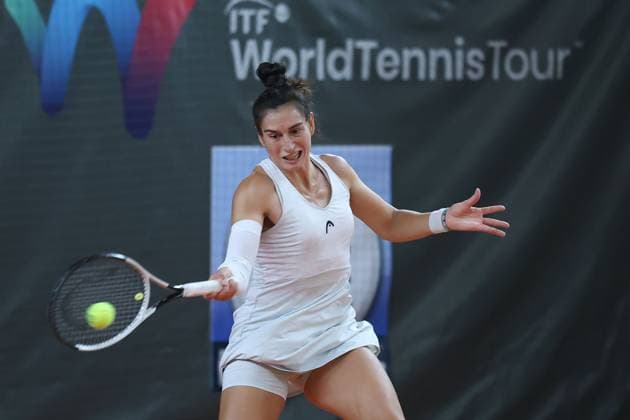 Susan Bandecchi (SUI), Damen Einzel Endspiel, Final, Therme Erding Open by Tannenhof, ITF World Tennis Tour Tennis - Therme Erding Open - ITF - TC Ismaning - Ismaning - Bavaria - Germany - 10 November 2024. Copyright: xJuergenxHasenkopfx