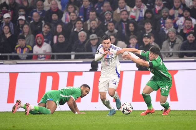 Olympique Lyonnais v AS Saint-Etienne - Ligue 1 MCDonald s 2024 2025 03 Nicolas TAGLIAFICO (ol) during the Ligue 1 MCDonald s match between Olympique Lyonnais and Saint Etienne at Groupama Stadium on November 10, 2024 in Lyon, France. Lyon France  Copyright: xFEPx 776235301