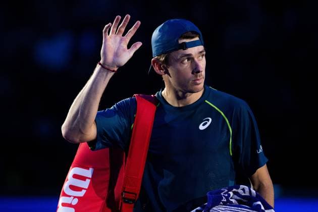 Australia s Alex de Minaur looks dejected after losing& xa0;their singles tennis match of the ATP, Tennis Herren World Tour Finals at the Pala Alpitour, in Turin, Italy - - Sunday, November 10, 2024.  Copyright: xMarcoxAlpozzi LaPressex