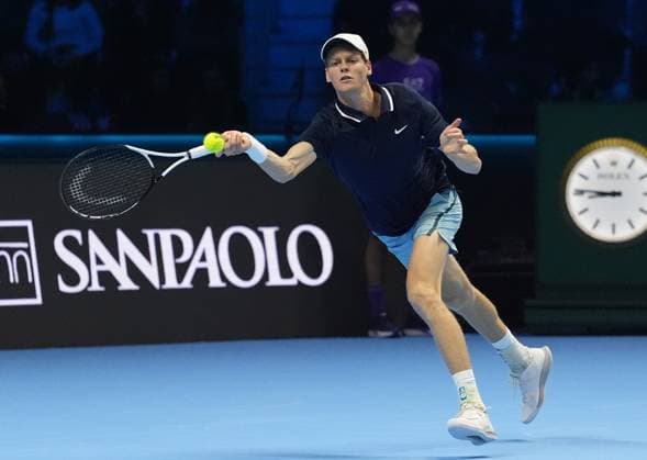 Turin: Turin - Tennis, Nitto ATP, Tennis Herren Finals, Jannk Sinner, Turin, November 10, 2024. Photo oo NITTO ATP FINALS  - ZUMAp169 0778499661st Copyright: xFelicexCalabrx