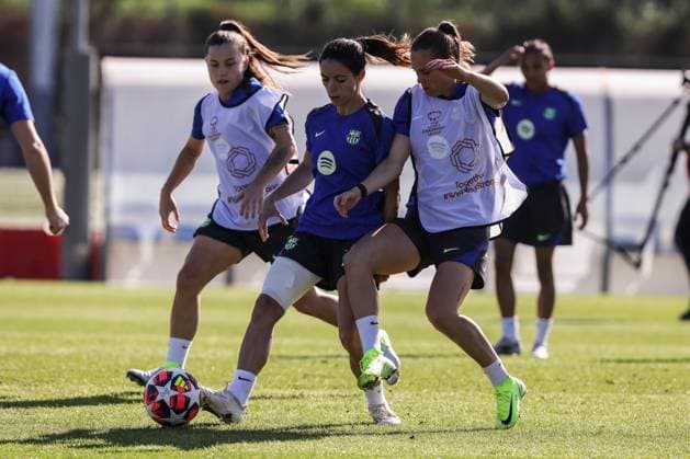 Football, Women, CL, FC Barcelona Training