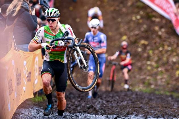 Telenet Superprestige cyclocross Deurne 2024 DEURNE, BELGIUM - NOVEMBER 11 : Sweeck Laurens (BEL) of Crelan - Corendon during the 3th leg of the men Elite Telenet Superprestige cyclocross series 2024-2025 in Deurne, Belgium, 11 11 2024 Deurne Belgium  Copyright: xGvgx