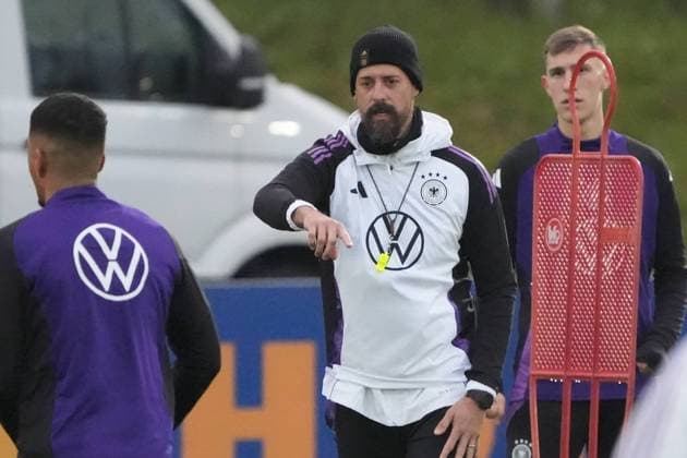 Co Trainer Assistant Coach Sandro Wagner Germany Germany Frankfurt 11 11 2024 Training of the German national team
