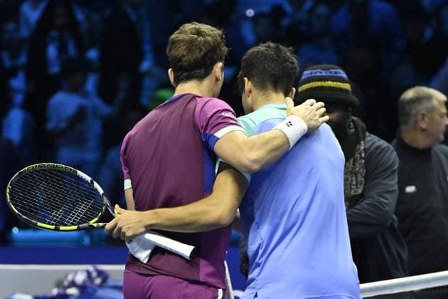 Tennis : ATP, Tennis Herren finals Torino 2024 - Casper Ruud - Norvege Tennis : Atp finals Torino 2024 - Torino - 11 11 2024 ChrysleneCaillaud Panoramic 