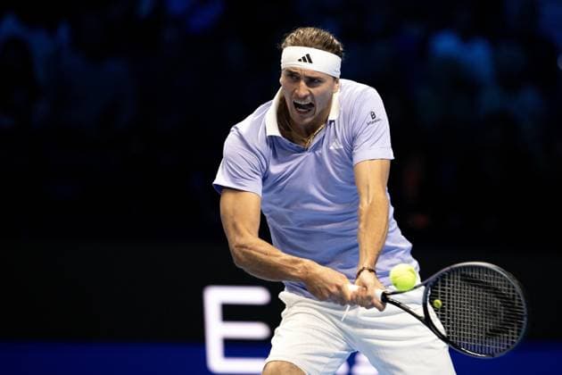 Tennis, ATP Finals in Turin, Alexander Zverev - Andrey Rublev