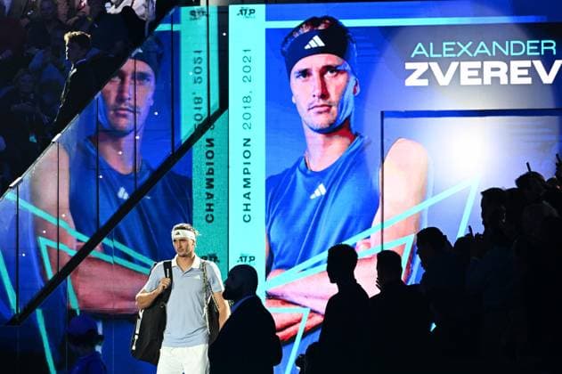 Foto IPP Massimo Rana Torino 11.11-2024 Tennis ATP, Tennis Herren Finals 2024 nella foto alexander zverev Italy Photo Press - World Copyright italy  Copyright: xR4924_italyphotopressx