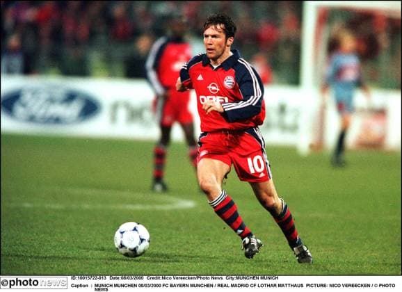 MUNICH MUNCHEN 08 03 2000 FC BAYERN MUNCHEN REAL MADRID CF LOTHAR MATTHAUS PICTURE: NICO VEREECKEN PHOTO NEWS MUNCHEN MUNICH  Copyright: xNicoxVereeckenx S67734_26.JPG LOTHAR MATTHAUS