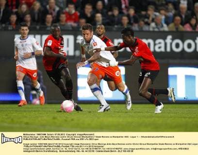 Football, France, Ligue 1, Stade Rennes - Montpellier HSC 0:2 - Montpellier on the brink of the championship