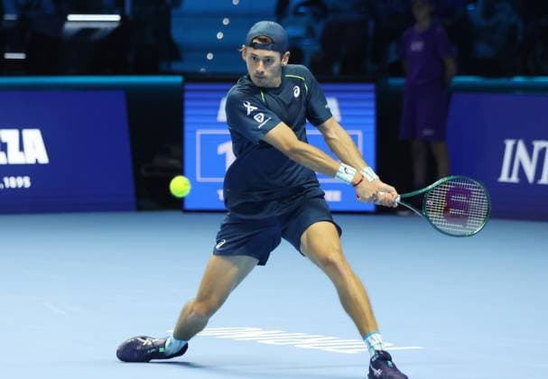 Turin: Turin - Tennis, Nitto ATP, Tennis Herren Finals, Alex De Minaur, Turin, November 12, 2024. Photo oo NITTO ATP FINALS  - ZUMAp169 0778611233st Copyright: xFelicexCalabrx
