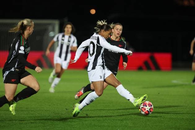 CALCIO - Champions League Women - Juventus Women vs Arsenal Estelle Cascarino (Juventus FC) during Juventus Women vs Arsenal, UEFA Champions League Women football match in Biella, Italy, November 12 2024 Biella Italy  Copyright: xIPAxSport ABACAx