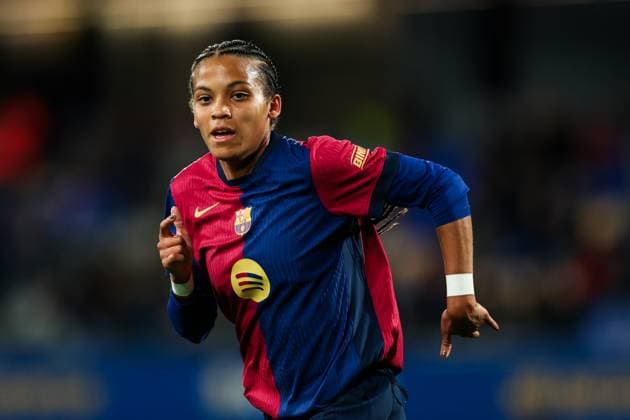 Barcelona, Spain, November 12th 2024: during the UEFA Womens Champions League football match between FC Barcelona, Barca and SKN St Polten at the Johan Cruyff Stadium in Barcelona, Spain (Judit Cartiel SPP) Copyright: xJuditxCartiel SPPx spp-en-JuCa-JUCA9955