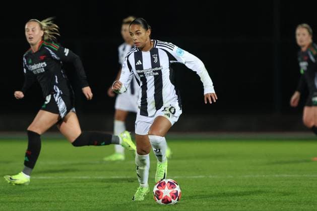CALCIO - Champions League Women - Juventus Women vs Arsenal Estelle Cascarino (Juventus FC) during Juventus Women vs Arsenal, UEFA Champions League Women football match in Biella, Italy, November 12 2024 Biella Italy  Copyright: xIPAxSport ABACAx