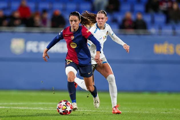 Barcelona, Spain, November 12th 2024: during the UEFA Womens Champions League football match between FC Barcelona, Barca and SKN St Polten at the Johan Cruyff Stadium in Barcelona, Spain (Judit Cartiel SPP) Copyright: xJuditxCartiel SPPx spp-en-JuCa-JUCA0545