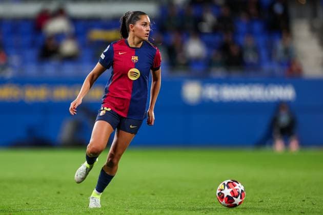 Barcelona, Spain, November 12th 2024: during the UEFA Womens Champions League football match between FC Barcelona, Barca and SKN St Polten at the Johan Cruyff Stadium in Barcelona, Spain (Judit Cartiel SPP) Copyright: xJuditxCartiel SPPx spp-en-JuCa-JUCA0564